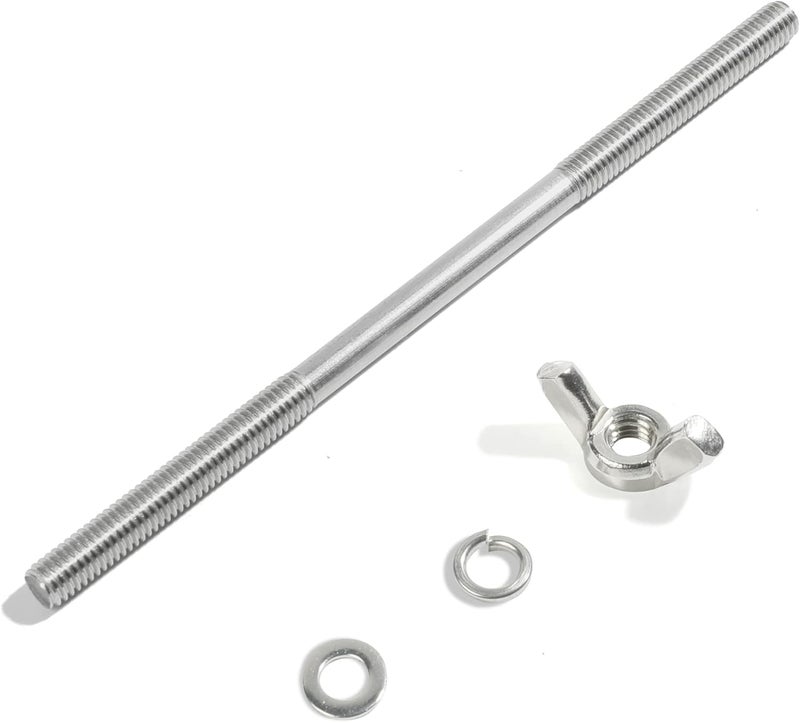 AOCISKA Air Cleaner Stud Kit,Carburetor Studs,Stainless Steel Air Cleaner Mounting Bolt, 5 Inch Air Cleaner Stud Compatible with Most Cars Trucks SUVs - Image 1